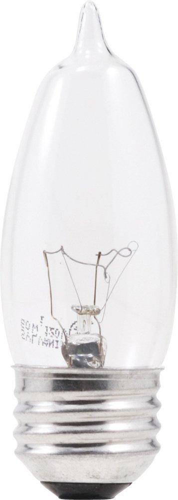 40W B10 Incandescent Light Bulb with Medium Base (Pack of 12) 