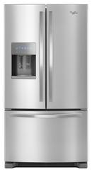 Whirlpool Fingerprint Resistant Stainless Steel 35-5/8 in. 25 cu. ft. French Door and Full Refrigerator 