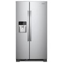 Whirlpool Fingerprint Resistant Stainless Steel 35-7/8 in. 25 cu. ft. Side-By-Side Full Refrigerator 