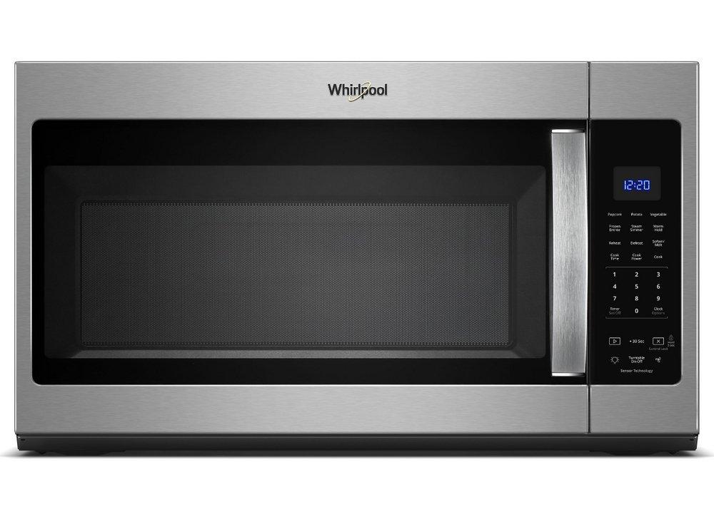 Whirlpool Fingerprint Resistant Stainless Steel 1.9 cu. ft. 1000 W Updraft Over-the-Range Microwave 