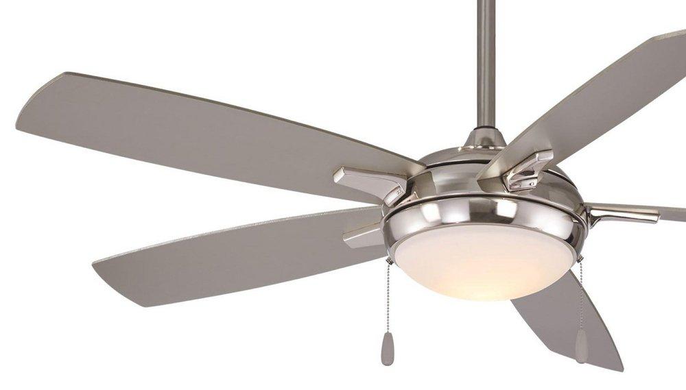 Minka Aire Brushed Nickel 65.01W 5-Blade Ceiling Fan with 54 in. Blade Span 