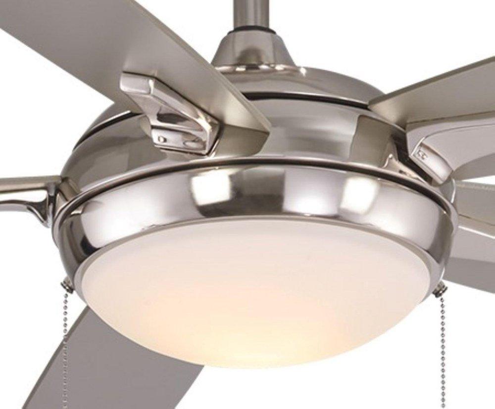 Minka Aire Brushed Nickel 65.01W 5-Blade Ceiling Fan with 54 in. Blade Span 