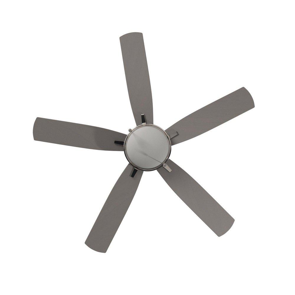 Minka Aire Brushed Nickel 65.01W 5-Blade Ceiling Fan with 54 in. Blade Span 