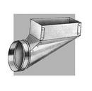 Royal Metal Products 6 x 10 in. Center Galvanized Steel End Boot 