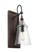 75W 1-Light Medium E-26 Incandescent Wall Sconce in Dark Weathered Iron