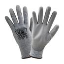 Size L Plastic Cut & Resistant Gloves in Grey/Green