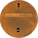 Bass and Hays Foundry Reversible Cast Iron Sanitary Sewer Lid Only 