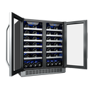 Edgestar Stainless Steel 29-1/2 in. 56 Bottles Wine Cooler 