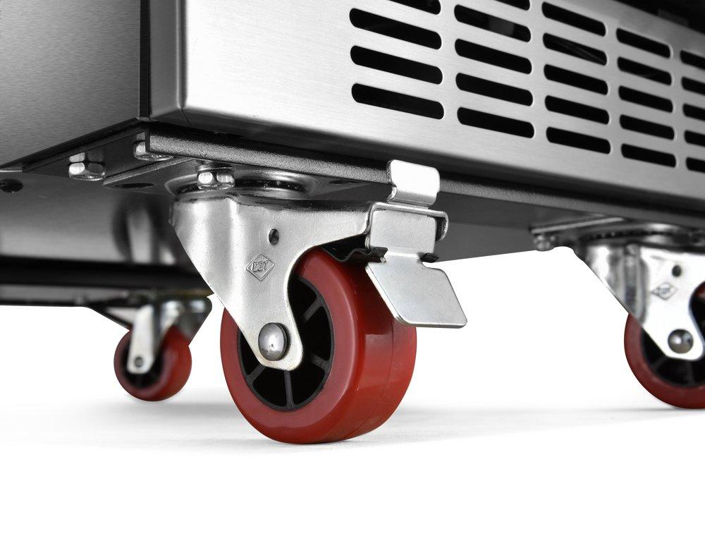 Edgestar Stainless Steel 15 in. Built-in and Freestanding Undercounter Kegerator Conversion Refrigerator 