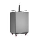 23-7/8 in. Kegerator Conversion Refrigerator in Stainless Steel