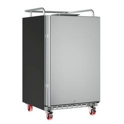 23-7/8 in. Kegerator Conversion Refrigerator in Stainless Steel