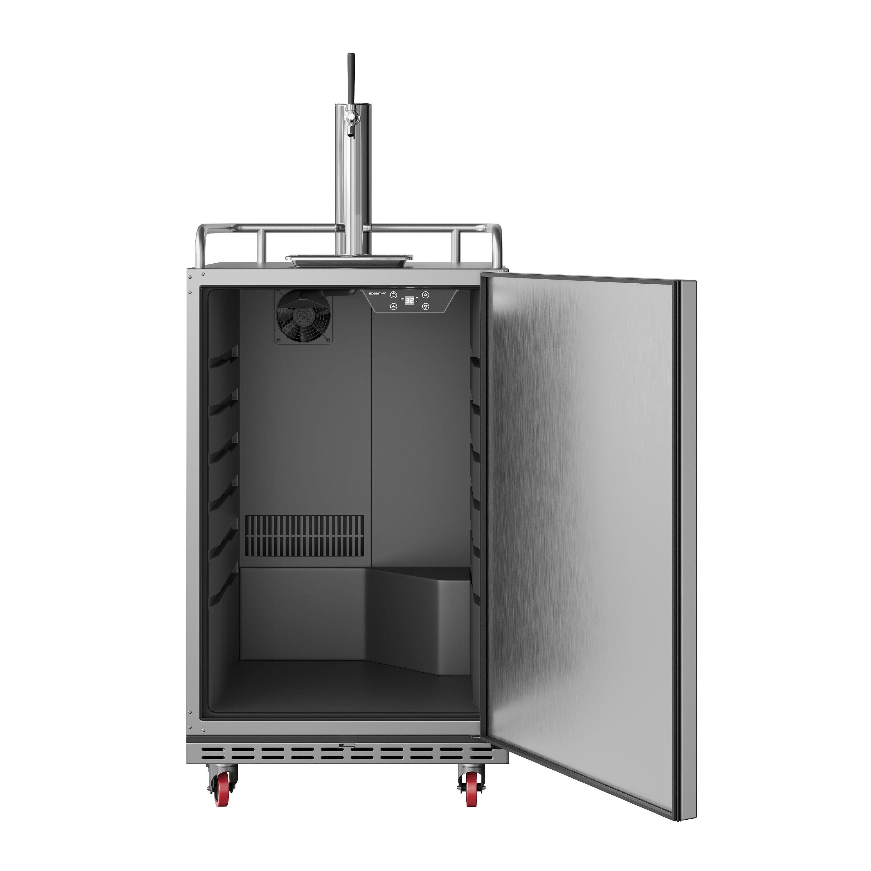 Edgestar Stainless Steel 23-7/8 in. Kegerator Conversion Refrigerator 