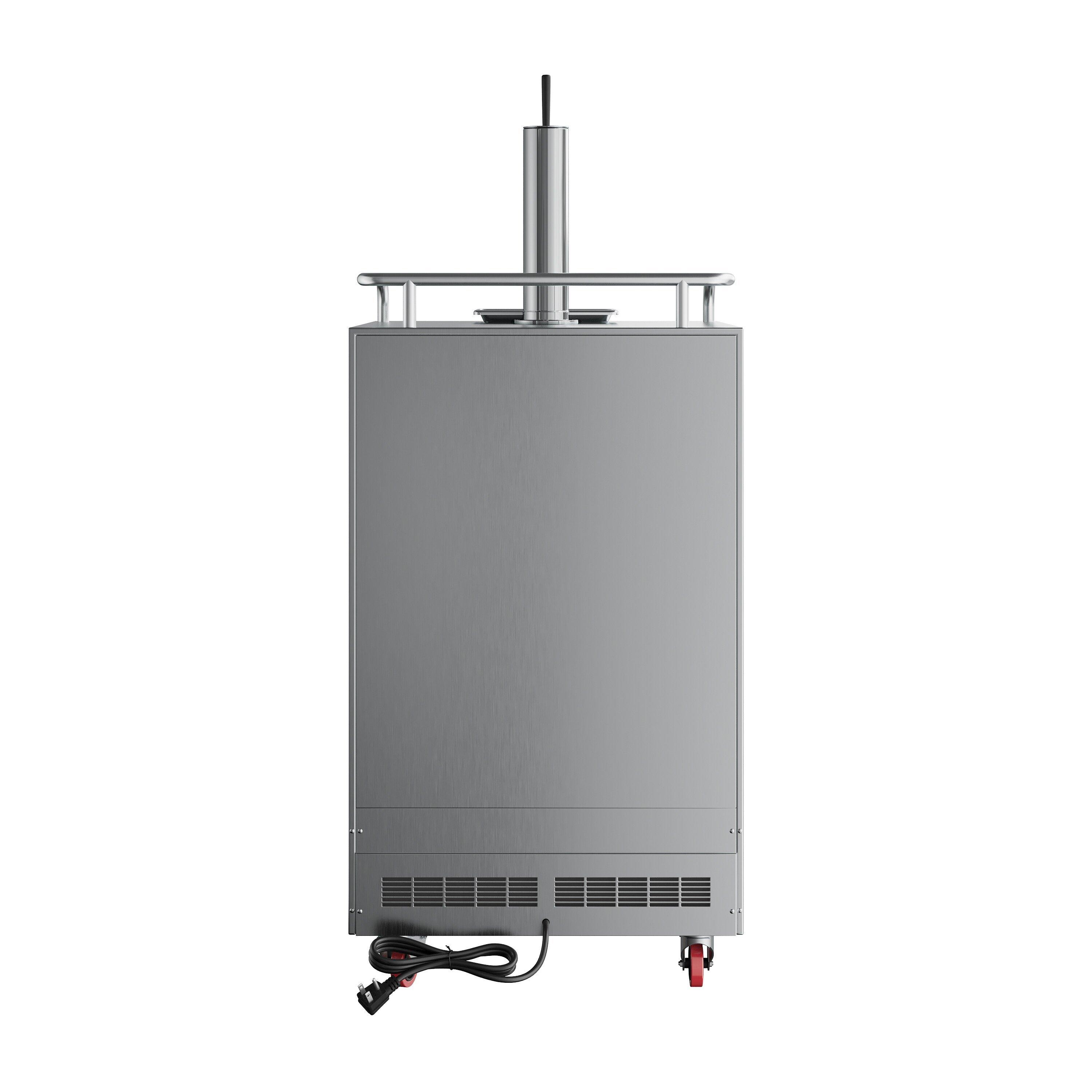 Edgestar Stainless Steel 23-7/8 in. Kegerator Conversion Refrigerator 