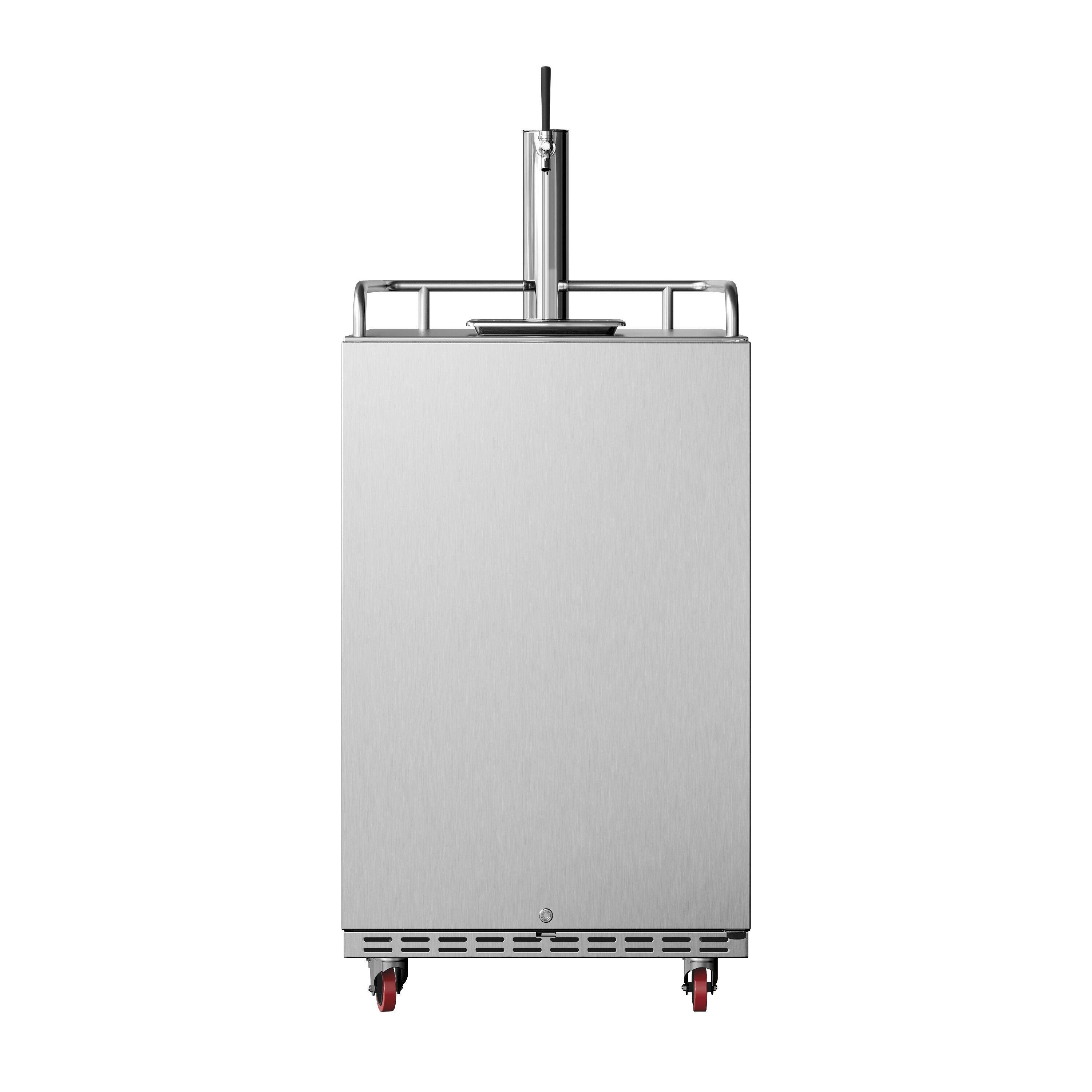 Edgestar Stainless Steel 23-7/8 in. Kegerator Conversion Refrigerator 