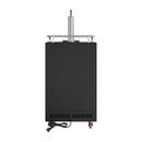 Edgestar Black 24 in. Built-in or Freestanding Conversion Refrigerator 