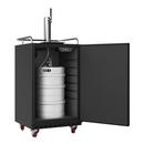 24 in. Built-in or Freestanding Conversion Refrigerator in Black 