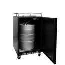 Edgestar Black 24 in. Built-in or Freestanding Conversion Refrigerator 