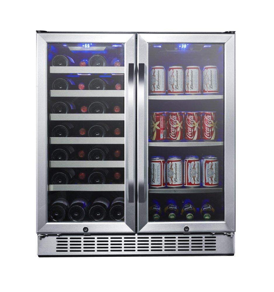 Edgestar Stainless Steel 29-1/2 in. 6.64 cu. ft. Beverage Cooler 