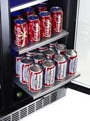 Edgestar Stainless Steel 29-1/2 in. 6.64 cu. ft. Beverage Cooler 