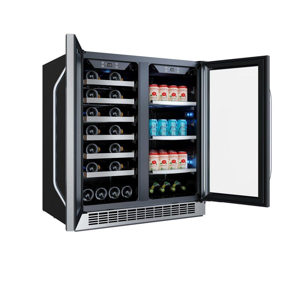 Edgestar Stainless Steel 29-1/2 in. 6.64 cu. ft. Beverage Cooler 