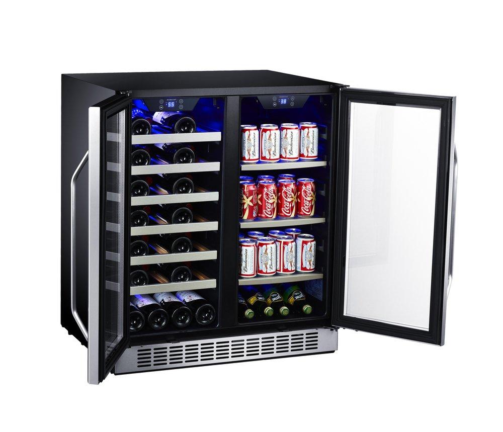 Edgestar Stainless Steel 29-1/2 in. 6.64 cu. ft. Beverage Cooler 