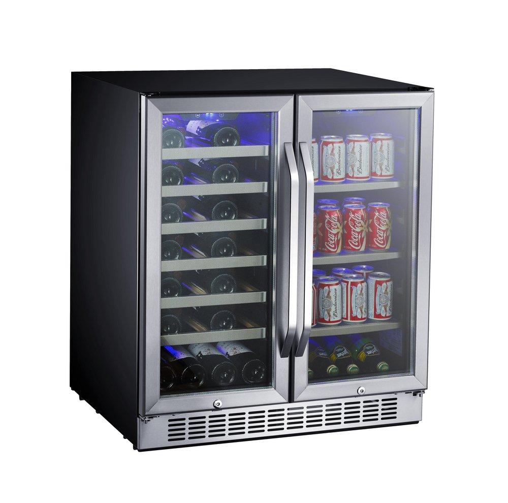 Edgestar Stainless Steel/Black 29-1/2 in. 6.64 cu. ft. Beverage Cooler 