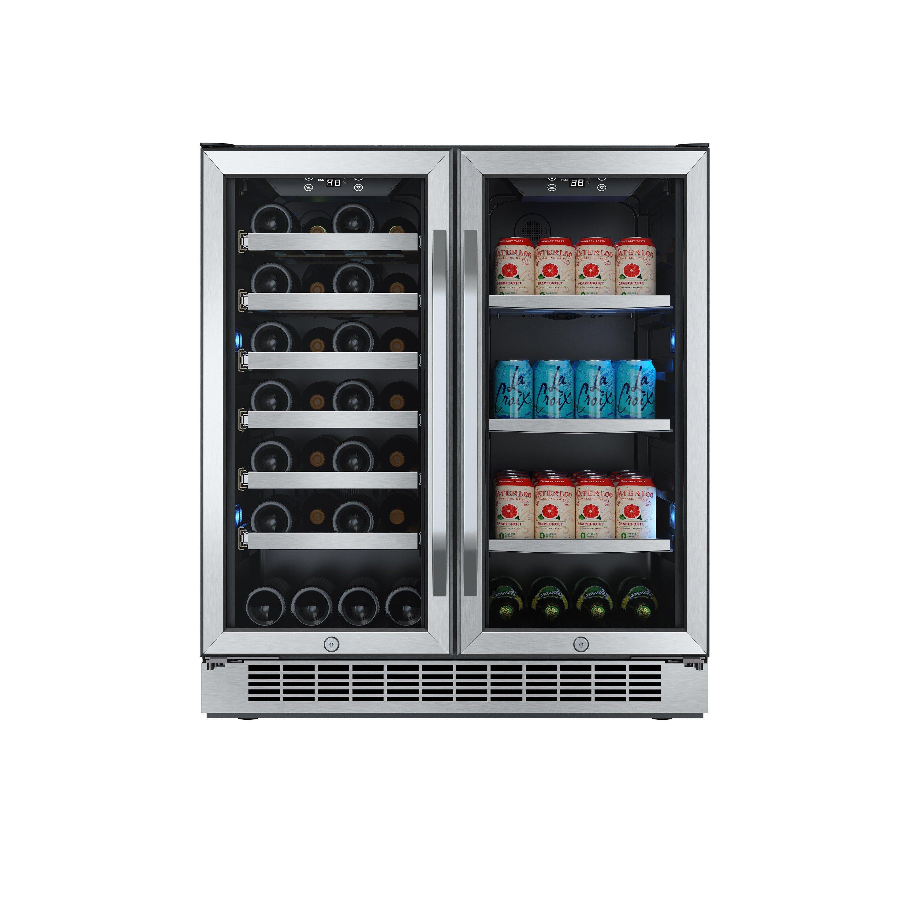Edgestar Stainless Steel 29-1/2 in. 6.64 cu. ft. Beverage Cooler 