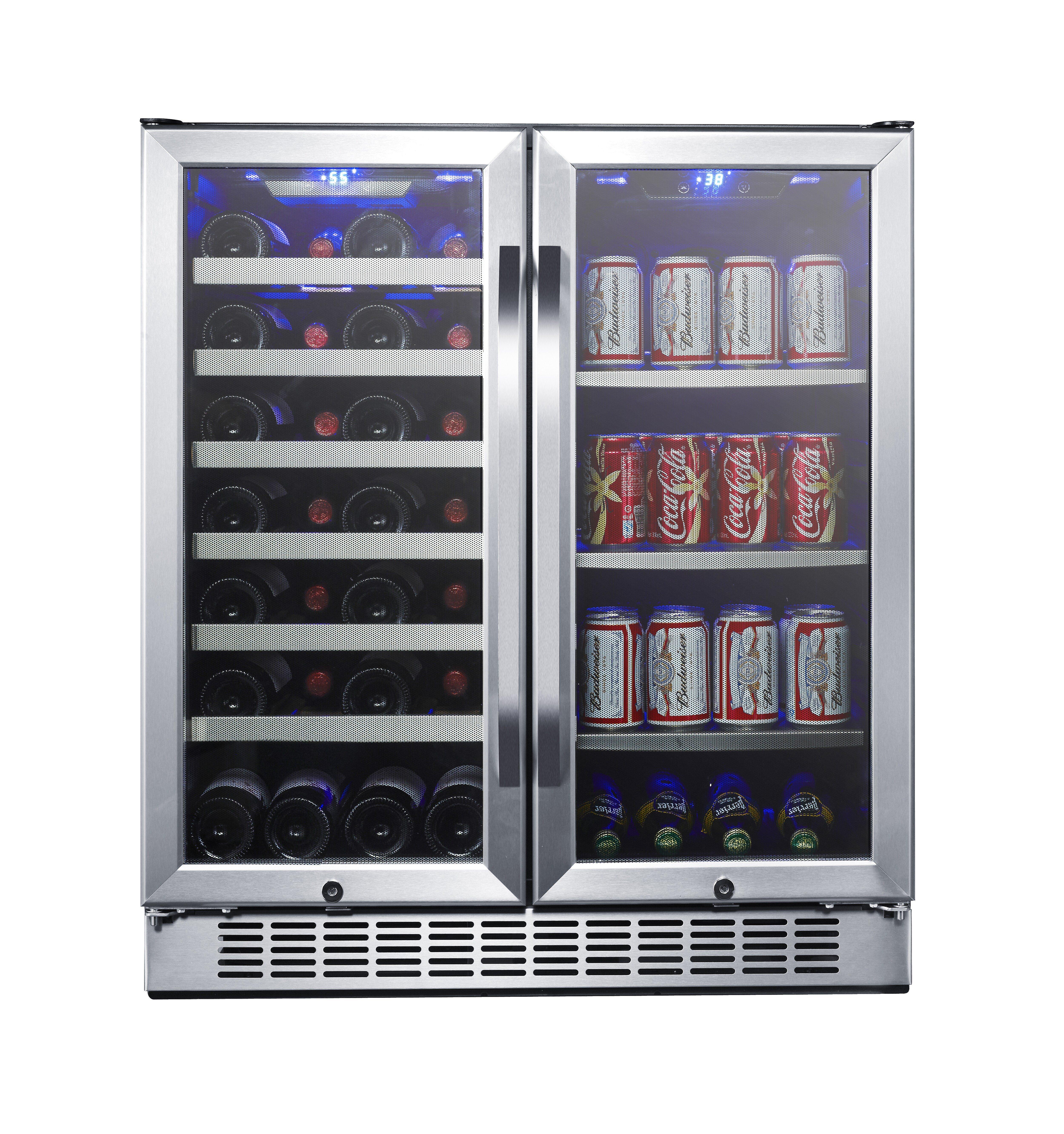 Edgestar Stainless Steel 29-1/2 in. 6.64 cu. ft. Beverage Cooler 