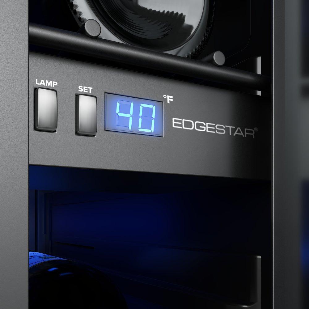 Edgestar Stainless Steel 5-3/16 in. 7 Bottles Wine Cooler 