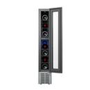 Edgestar Stainless Steel 5-3/16 in. 7 Bottles Wine Cooler 