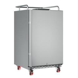 23-7/8 in. Kegerator Conversion Refrigerator in Stainless Steel