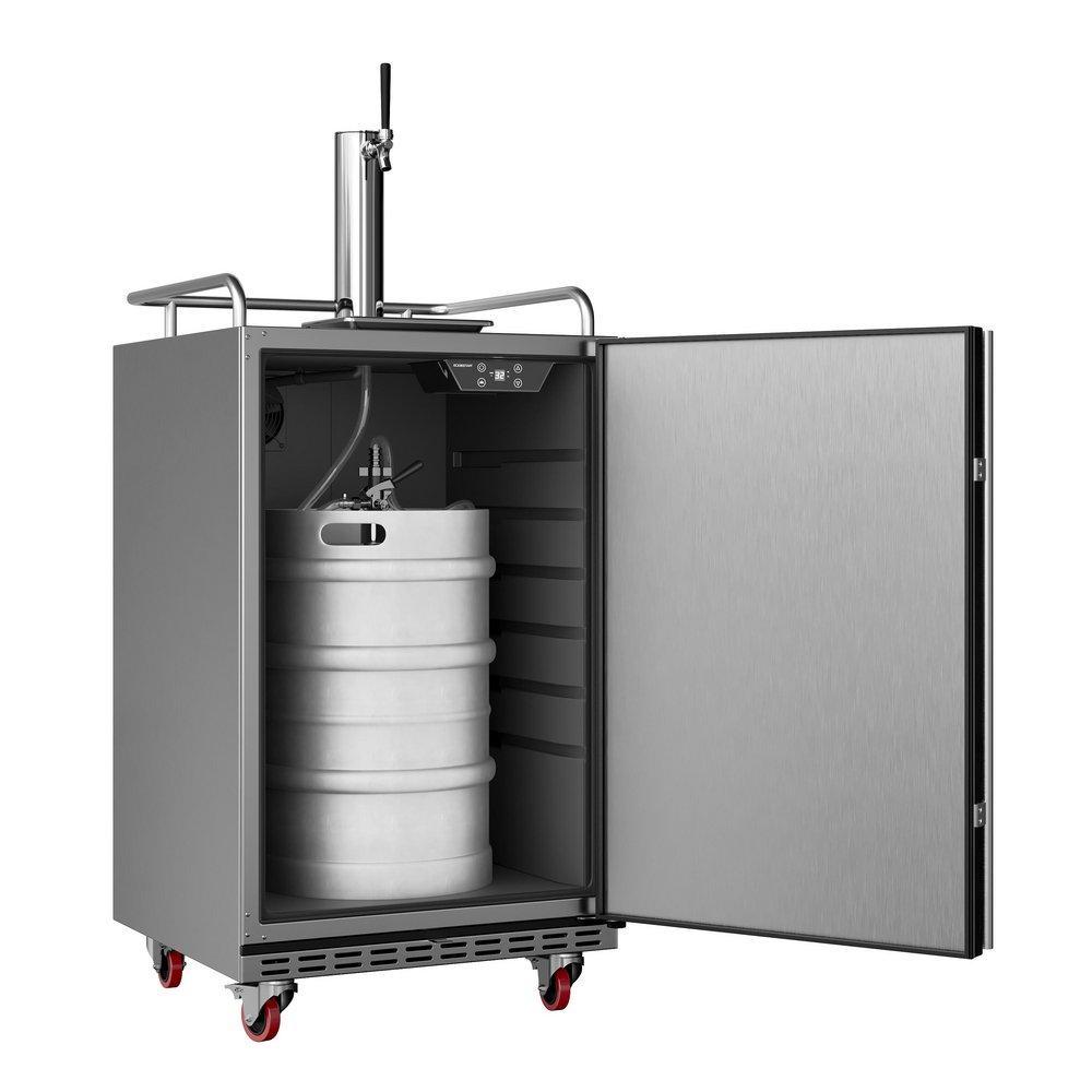 Edgestar Stainless Steel 23-7/8 in. Kegerator Conversion Refrigerator 