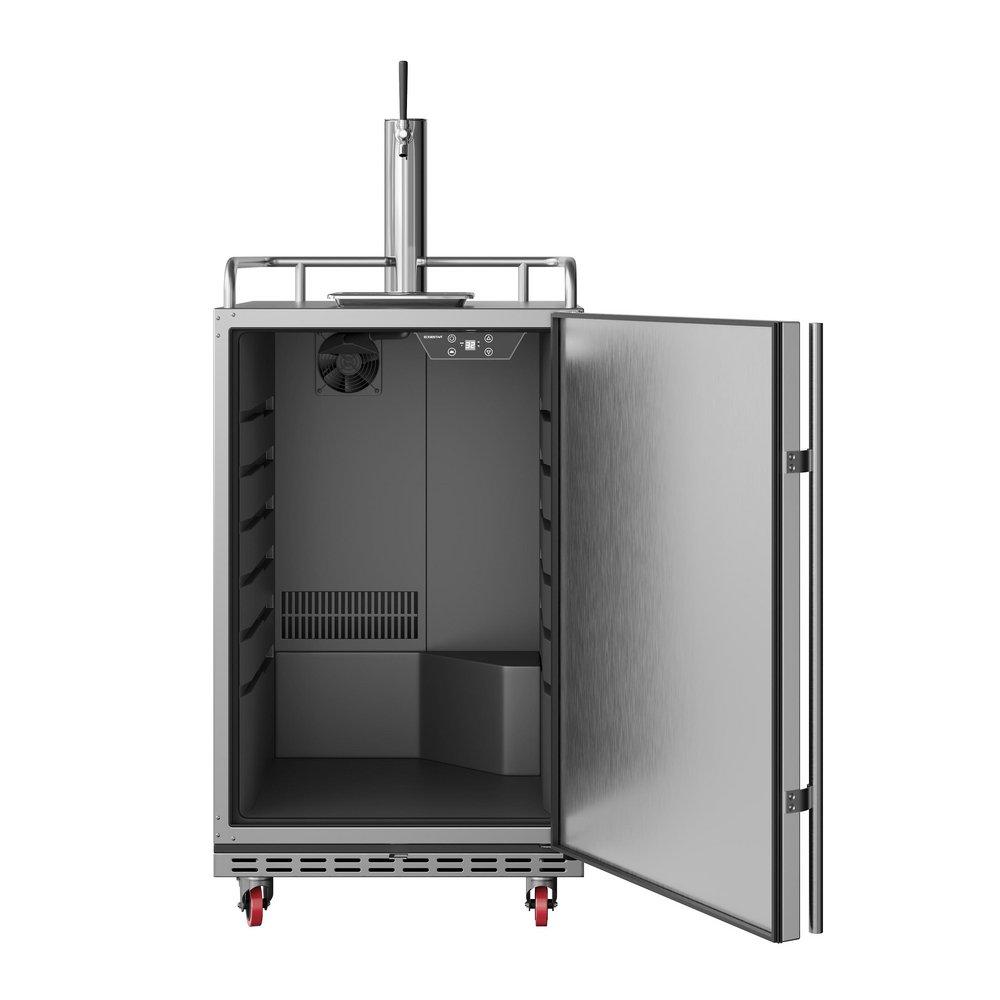 Edgestar Stainless Steel 23-7/8 in. Kegerator Conversion Refrigerator 
