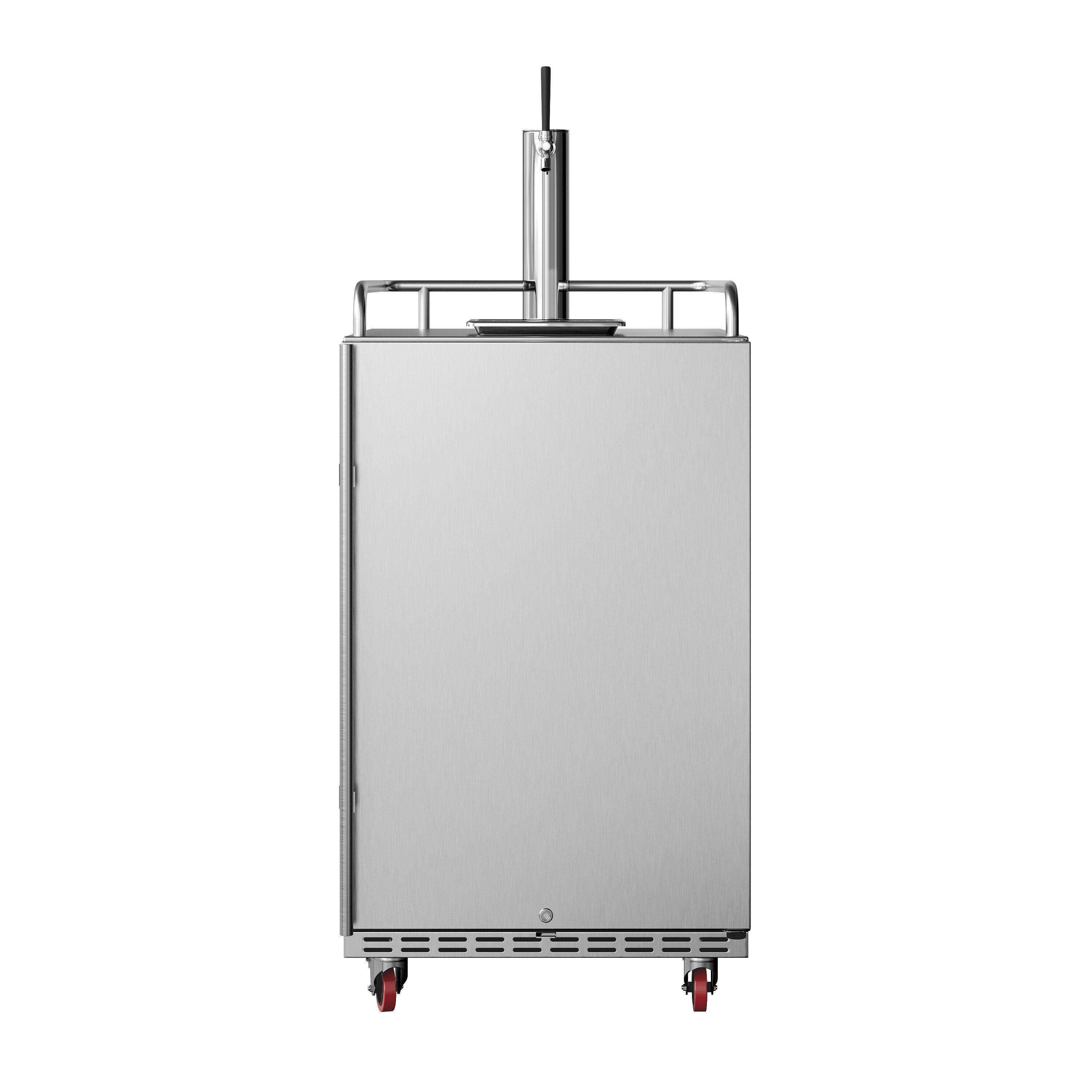 Edgestar Stainless Steel 23-7/8 in. Kegerator Conversion Refrigerator 