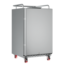 23-7/8 in. Kegerator Conversion Refrigerator in Stainless Steel