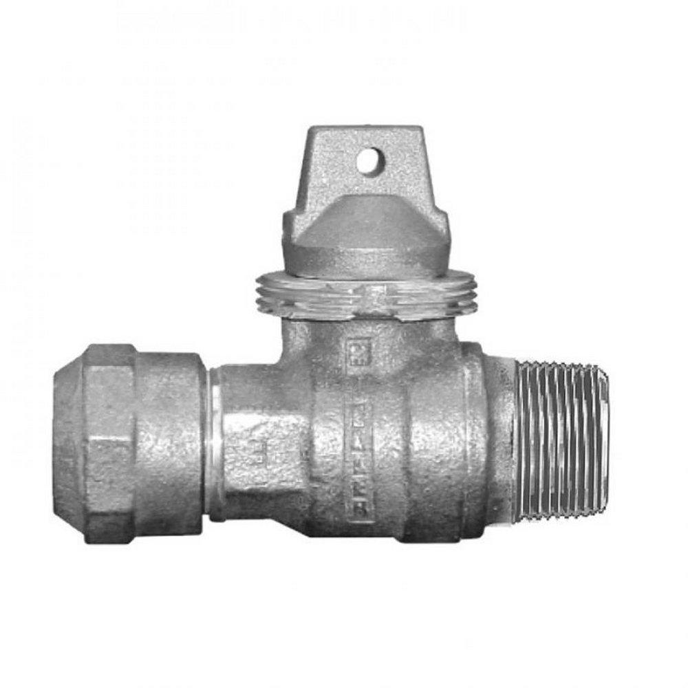 Mueller Company CTS Compression x MIP Ball Curb Valve 