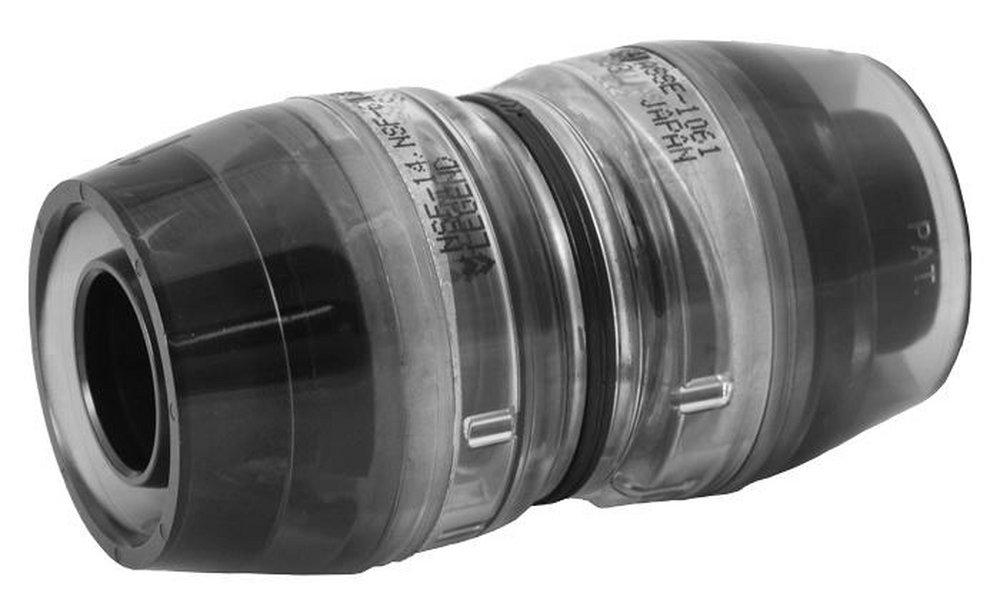 Legend Valve & Fitting Black Insert Plastic Coupling 