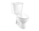 Caroma International White 0.8/1.28 gpf Two Piece Tank Toilet 