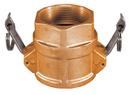 4 in. Brass Female Coupler x FPT