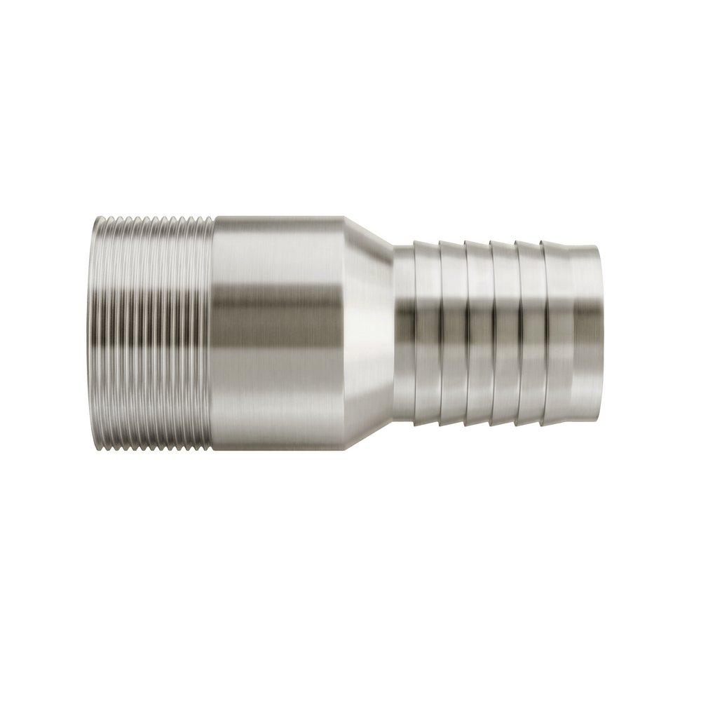 FNW&reg; 316 Stainless Steel Bevel x GHT King Combination Nipple 