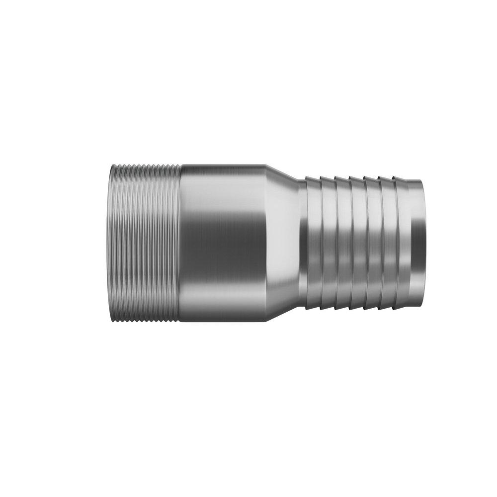 FNW&reg; Unplated Carbon Steel Bevel x GHT King Combination Nipple 