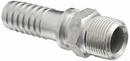 1-1/4 x 3-23/50 in. MNPT x GHT Galvanized Carbon Steel King Combination Nipple