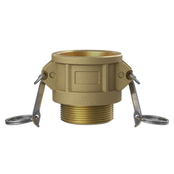2 in. Brass Female Coupler x MPT