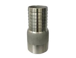 3/4 in. 316 Stainless Steel MPT x Hose Barb King Combination Nipple