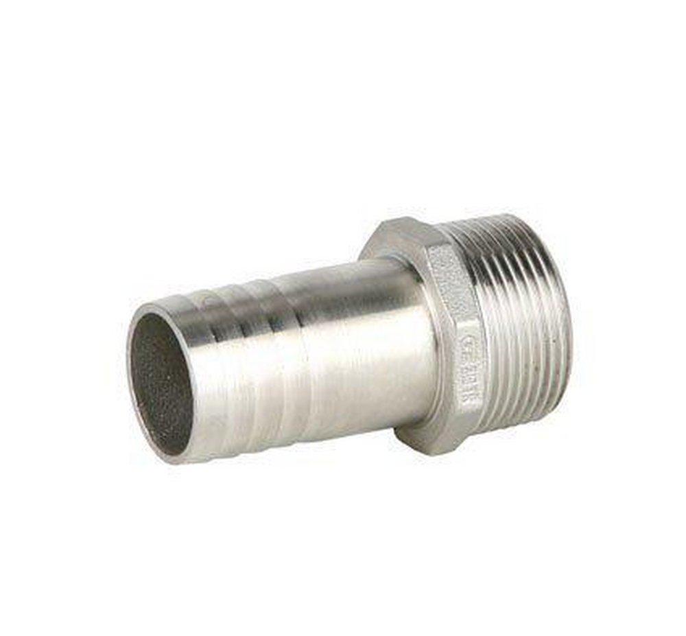 FNW&reg; 1/2 in. MNPT x GHT 316 Stainless Steel King Nipple 