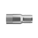 FNW&reg; Unplated Carbon Steel MPT x GHT King Combination Nipple 