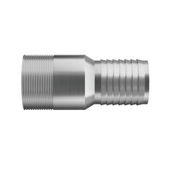 1-1/2 in. Unplated Carbon Steel MPT x GHT King Combination Nipple