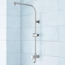 Signature Hardware Brushed Nickel 20 in. Shower Rail 