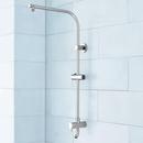 Signature Hardware Brushed Nickel 32-19/25 in. Shower Rail 