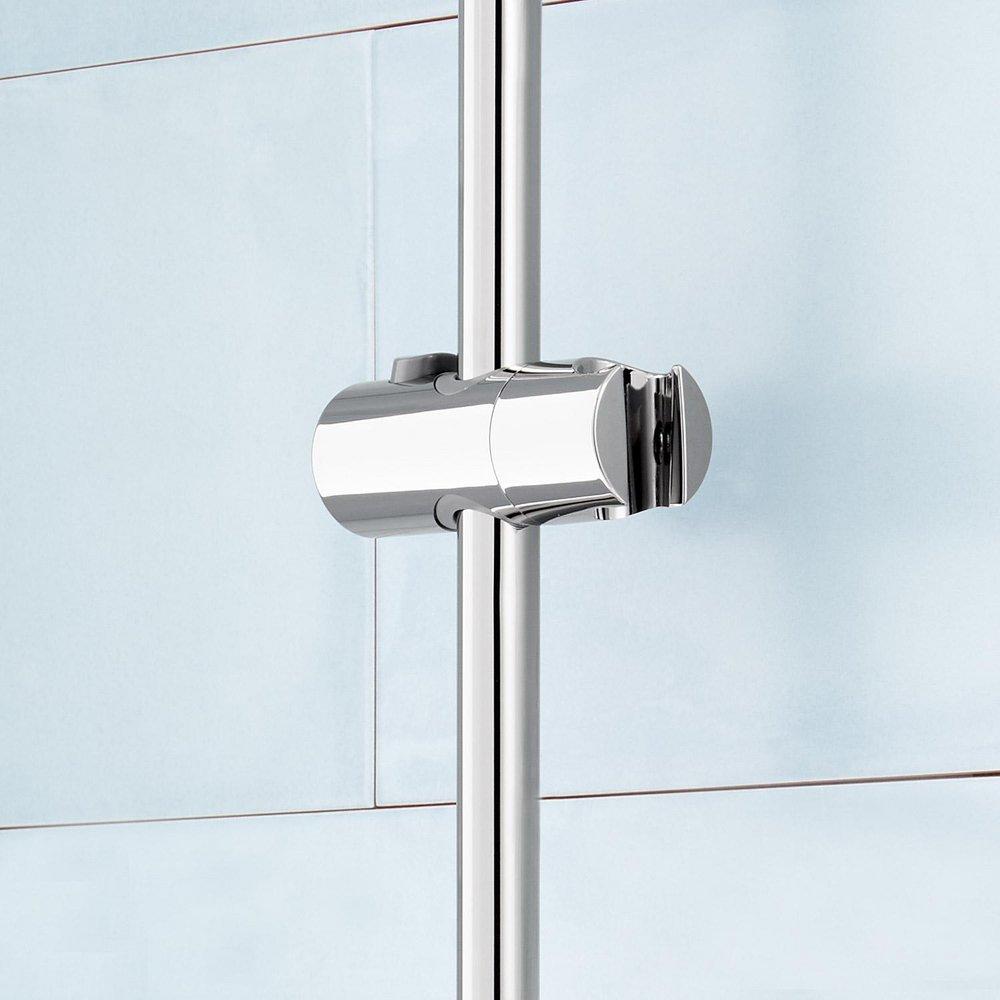 Signature Hardware Brushed Nickel 32-19/25 in. Shower Rail 